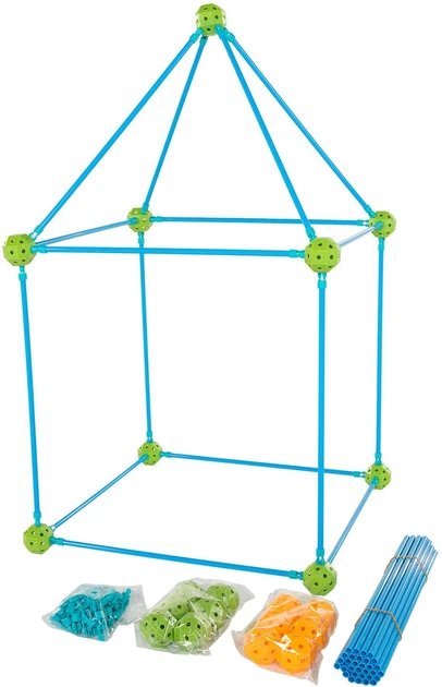 Klocki konstrukcyjne SES Creative Balls and rods XL 68 elementów B1608349 (8718012057197) - obraz 2