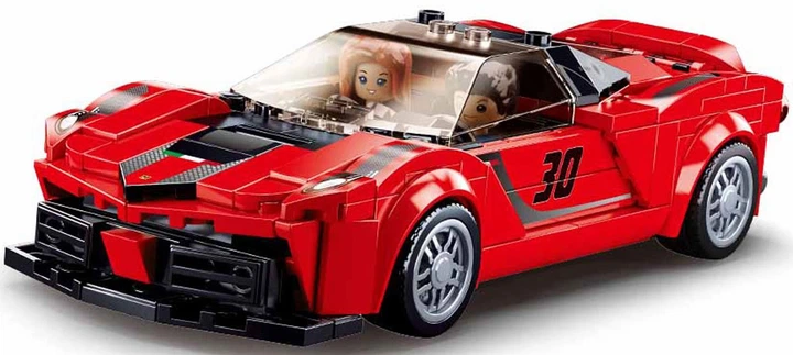 Klocki konstrukcyjne Sluban Italian Supercar 262 elementy M38-B0955 (6938242958152) - obraz 2