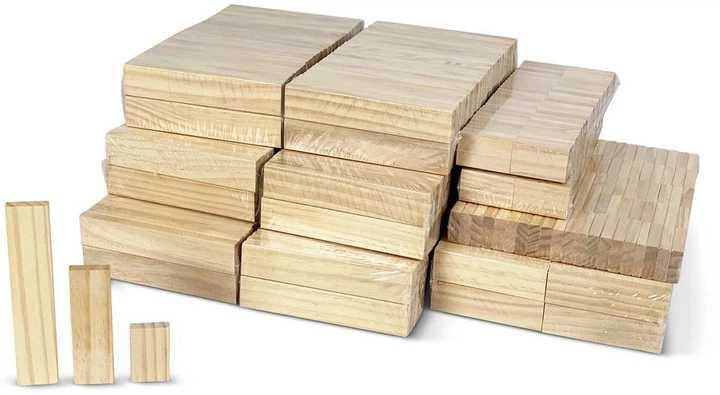 Набір дерев’яних кубиків Join Clips Basic Extension Pro 500 елементів JC500 (7110932461077) - зображення 4