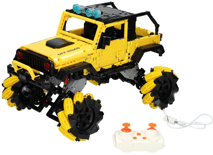 Klocki konstrukcyjne Happy Builo Pickup truck: Road king 1490 elementów 01360763 (8713218063553) - obraz 3