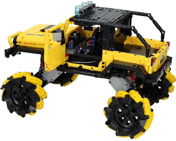 Klocki konstrukcyjne Happy Builo Pickup truck: Road king 1490 elementów 01360763 (8713218063553) - obraz 5