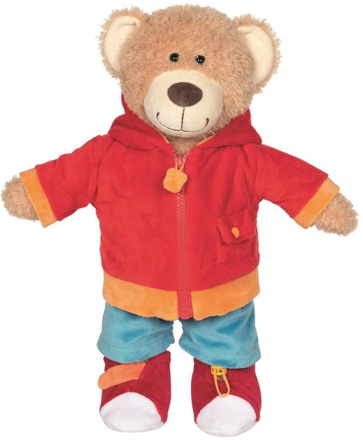 Maskotka Goki Teddy Brommel do nauki ubierania 45 cm 50952 (4013594509527) - obraz 4