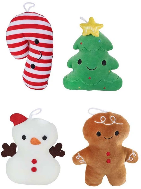 Zestaw maskotek Van Manen Fluffy Menu Świąteczne smakołyki 32 cm 4 szt 3111313 (8713219553626) - obraz 2