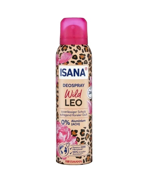 Дезодорант-спрей Isana Wild Leo, 50ml - Фото 1 Дезодорант-спрей Isana Wild Leo, 50ml - зображення 1