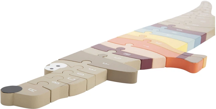 Пазл дерев'яний Small Foot Собака з літерами та формами 26 елементів 5410867 (4020972124135) - зображення 3