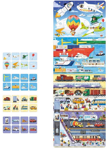 Пазл Banana Panda Транспорт 24 елементи 3695049 (5902983493525) - зображення 3