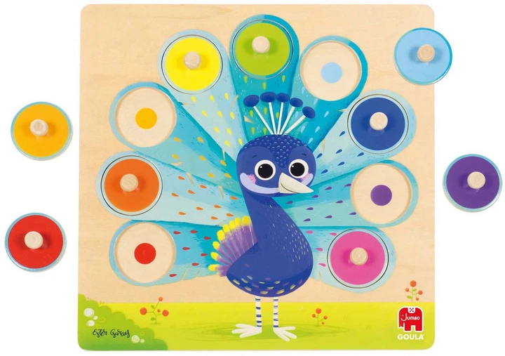 Пазл дерев'яний Jumbo Goula Paw 2051656 (8410446530603) - зображення 2