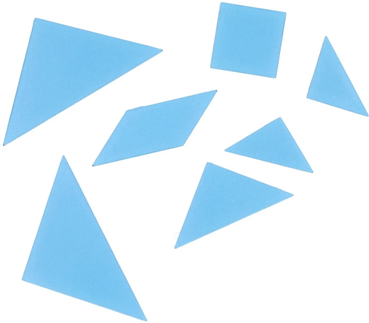 Układanka Lobbes Speelgoed Tangramy 168 elementów 8190121 (8713218060811) - obraz 3