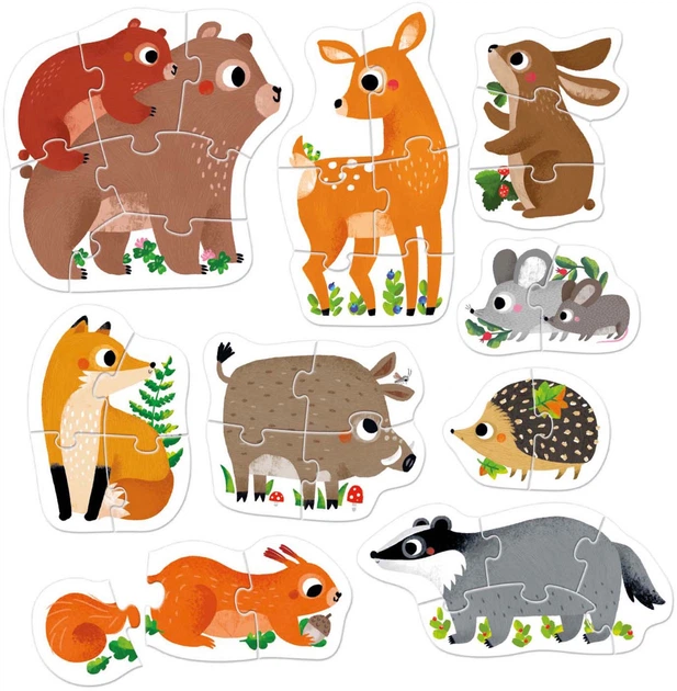 Пазл Banana Panda Лісові тварини 33 елементи 3695035 (5902983492061) - зображення 3