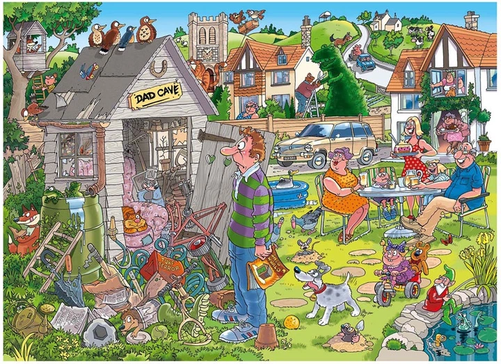 Пазл Jumbo Wasgij Wasgij? Destiny 28: Печера тата 1000 елементів 2051703 (8721017604181) - зображення 2