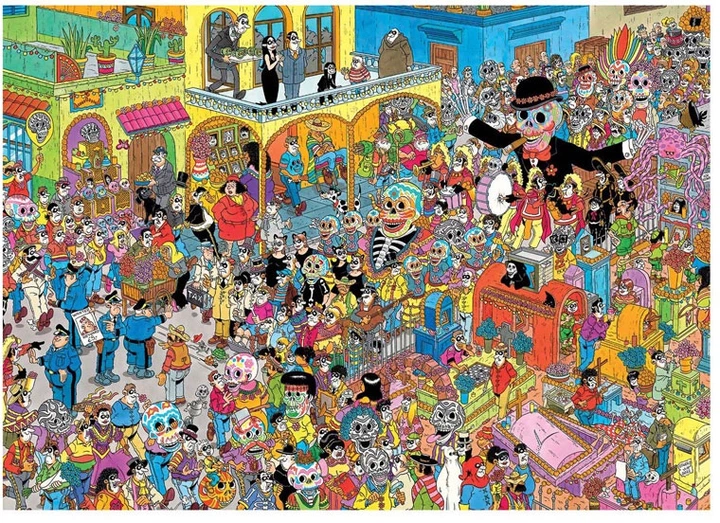 Puzzle Jan van Haasteren Jigsaw Puzzle: Dzień Zmarłych 1000 elementów 2051720 (8721017604358) - obraz 2