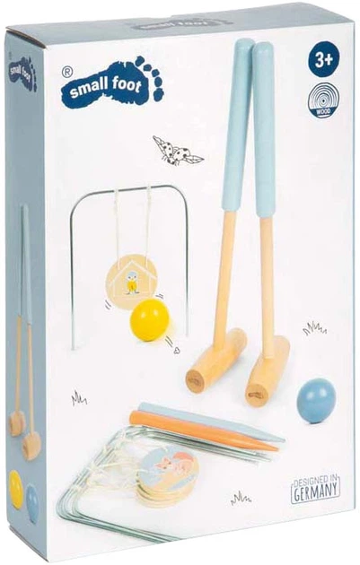 Zestaw do zabawy Small Foot Garden buddies: Krokiet 5420232 (4020972126467) - obraz 4