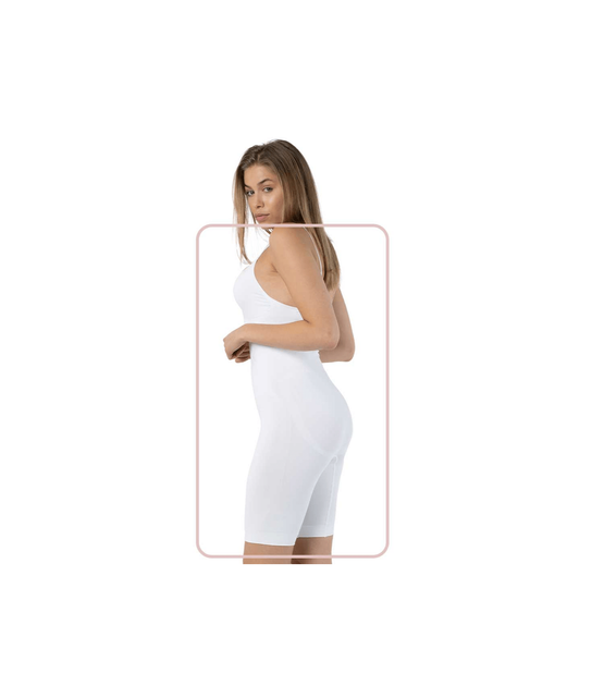 Утягуючий боді з панталонами - Formeasy - 2200 - 3XL - Білий - зображення 2