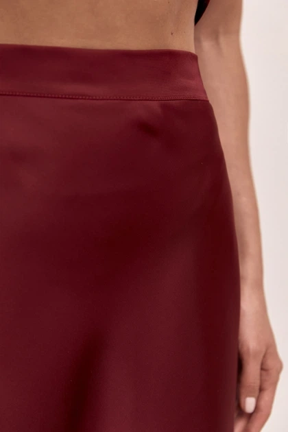 Жіноча спідниця 3012 ТМ Triko Bakh 42-44 бургунді (3012_Burgundy_1) - зображення 5