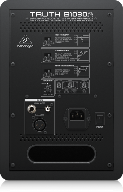 Aktywny monitor studyjny Behringer TRUTH B1030A 75 W (000-A0X01-00010) - obraz 4