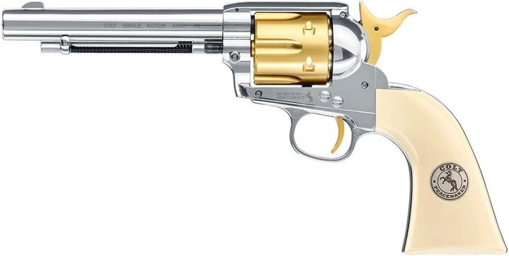Пневматичний пістолет Umarex Colt Single Action Army 45 Gold (5.8353) - зображення 1