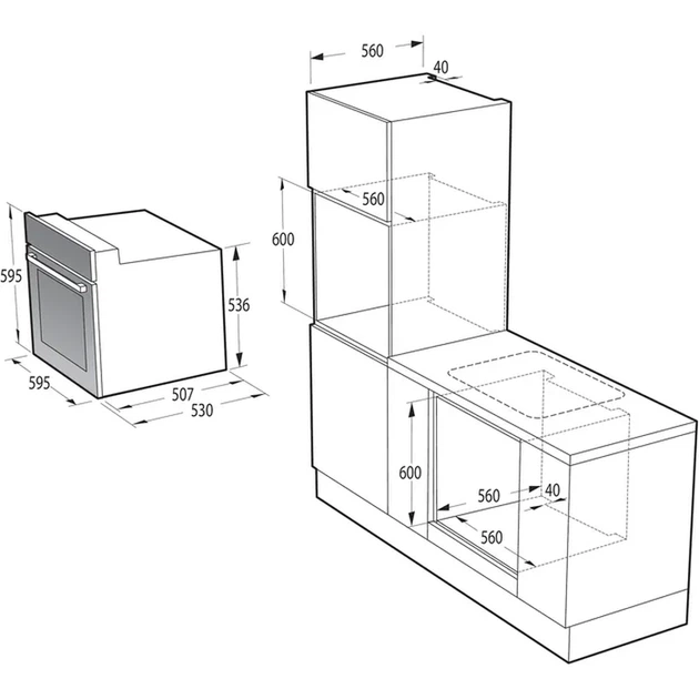 Електричний духовий шафа GORENJE BO 635E1B - зображення 8
