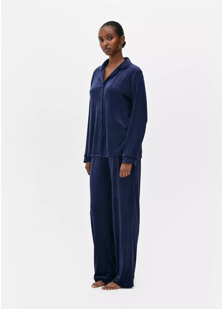 Плюшевые пижамные штаны Primark Soft Touch Boyfriend Pyjamas L для дома и сна Синий (8573) - изображение 2