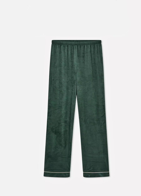 Плюшевые пижамные штаны Primark Soft Touch Boyfriend Pyjamas S для дома и сна Зеленый (8572) - Фото 4 Плюшевые пижамные штаны Primark Soft Touch Boyfriend Pyjamas S для дома и сна Зеленый (8572) - изображение 4