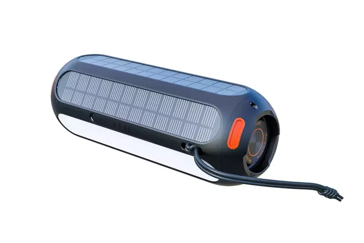 Портативна Bluetooth колонка з сонячною панеллю ES-T69 Pro Max 20W 5000mah, мульти ліхтар, магніт - Фото 7 Портативна Bluetooth колонка з сонячною панеллю ES-T69 Pro Max 20W 5000mah, мульти ліхтар, магніт - зображення 7