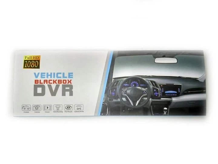Відеореєстратор дзеркало DVR T605 Full HD з камерою заднього виду — Автомобільний реєстратор-дзеркало 2 в 1 з екраном 4.3" - зображення 4