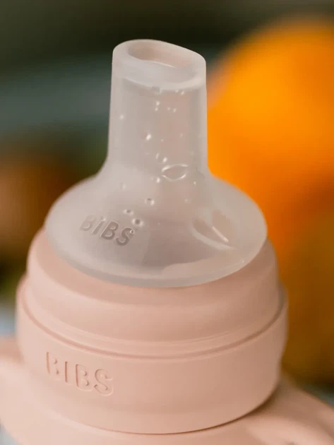 Дитяча пляшечка непроливайка з носиком BIBS Baby Sippy Bottle Spout Silicone Ivory 150 ml - изображение 4