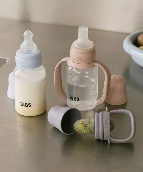 Дитяча пляшечка непроливайка з носиком BIBS Baby Sippy Bottle Spout Silicone Ivory 150 ml - изображение 2