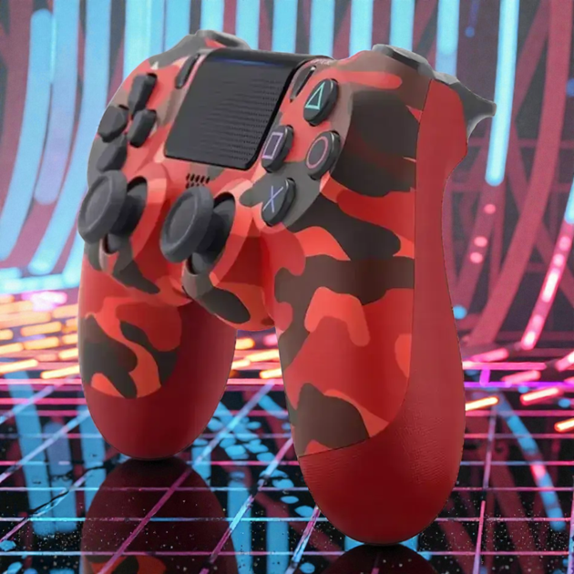 Беспроводной джойстик для PS4 Красный Камуфляж геймпад Bluetooth джойстик Dual Shock PS4 - изображение 3