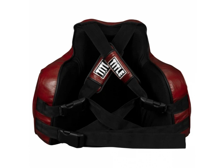 Пояс тренера TITLE Boxing Blood Red Leather Body Protector один розмір темно-червоний (5094) - Фото 4 Пояс тренера TITLE Boxing Blood Red Leather Body Protector один розмір темно-червоний (5094) - изображение 4