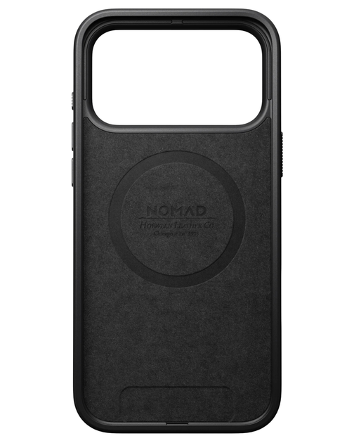 Кожаный чехол Nomad Modern Horween Black для iPhone 17 Pro - Фото 6 Кожаный чехол Nomad Modern Horween Black для iPhone 17 Pro - изображение 6