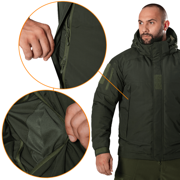 Куртка Defender 7 level Темна Олива (8370), S - изображение 8