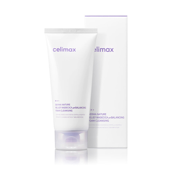 Нежная пенка Celimax Relief Madecica pH Balancing Foam для умывания 150 мл - изображение 3