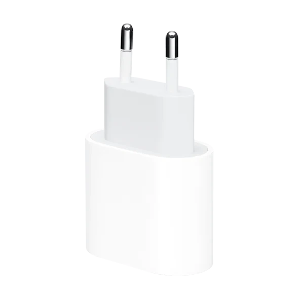 Зарядний пристрій для Apple 20W USB-C Power Adapter (MHJE3ZM/A) White - зображення 2
