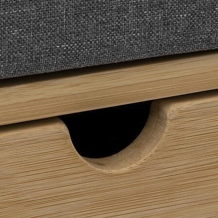 Szafka na buty 5five Simply Smart ZEN bambusowa z siedziskiem 74 x 34 x 55 cm (3560231628963) - obraz 4