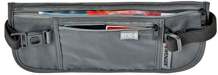 Сумка на пояс Wenger Waist Belt with RFID Pocket Сіра (604588