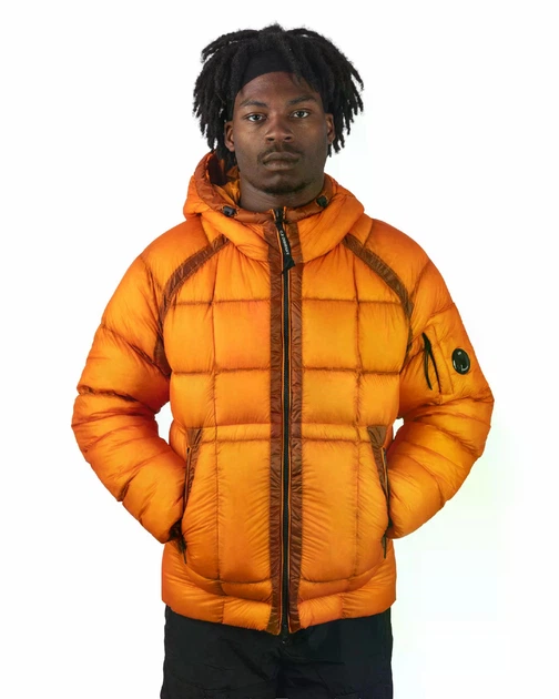 Куртка Пуховик C.P. Company D.D. Shell Hooded Down Jacket Orange M