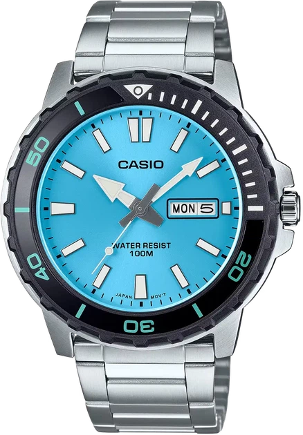 Чоловічий годинник Casio MTD-125D-2A3 - Фото 1 Чоловічий годинник Casio MTD-125D-2A3 - зображення 1
