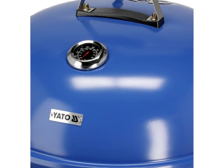 Grill węglowy YATO YG-20302 okrągły 54 cm Niebieski (5906083117206) - obraz 7