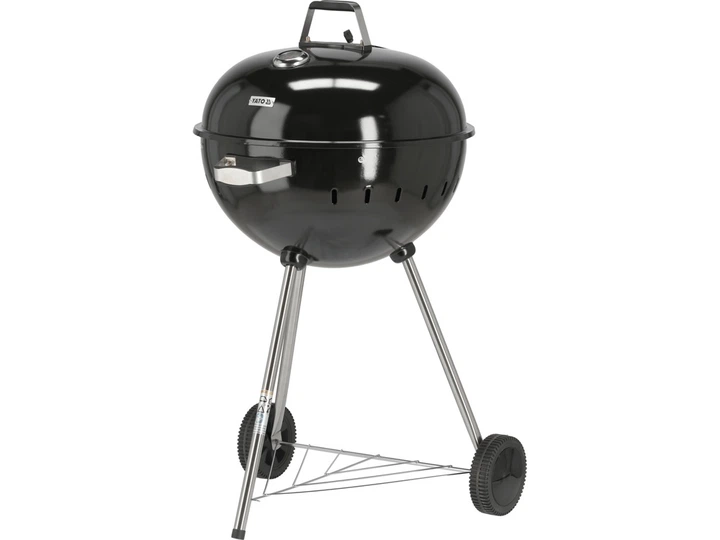 Grill węglowy YATO YG-20300 okrągły 54 cm Czarny (5906083117183) - obraz 4