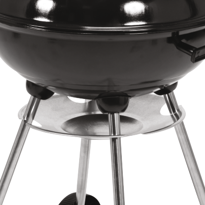 Grill węglowy Lund 99906 okrągły 41 cm Czarny (5906083093258) - obraz 6