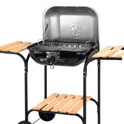 Grill węglowy Lund 99905 z pokrywą i regulacją rusztu 45 x 40 cm (5906083093241) - obraz 5