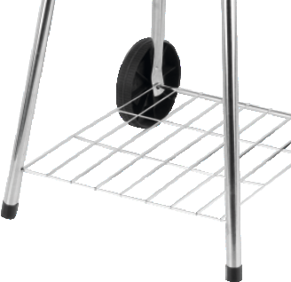 Grill węglowy Lund 99904 z pokrywą 45 x 40 cm (5906083093234) - obraz 7