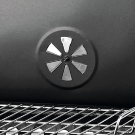 Grill węglowy Lund 99904 z pokrywą 45 x 40 cm (5906083093234) - obraz 8