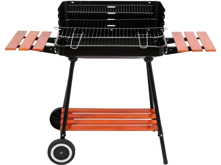 Grill węglowy Lund 99911 okrągły z półkami 53 x 33 cm (5906083093333) - obraz 2