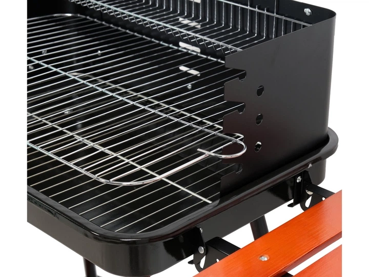 Grill węglowy Lund 99911 okrągły z półkami 53 x 33 cm (5906083093333) - obraz 5