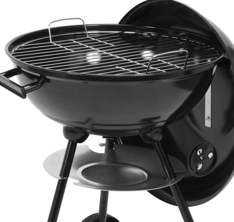 Grill węglowy Lund 99918 okrągły  z pokrywą 41 cm (5906083093449) - obraz 5