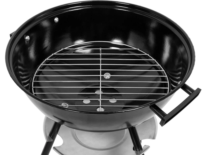 Grill węglowy Lund 99918 okrągły  z pokrywą 41 cm (5906083093449) - obraz 7