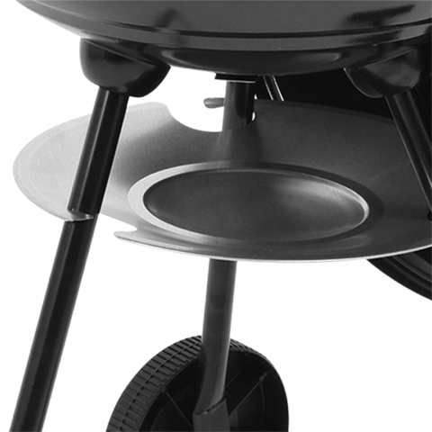 Grill węglowy Lund 99918 okrągły  z pokrywą 41 cm (5906083093449) - obraz 9