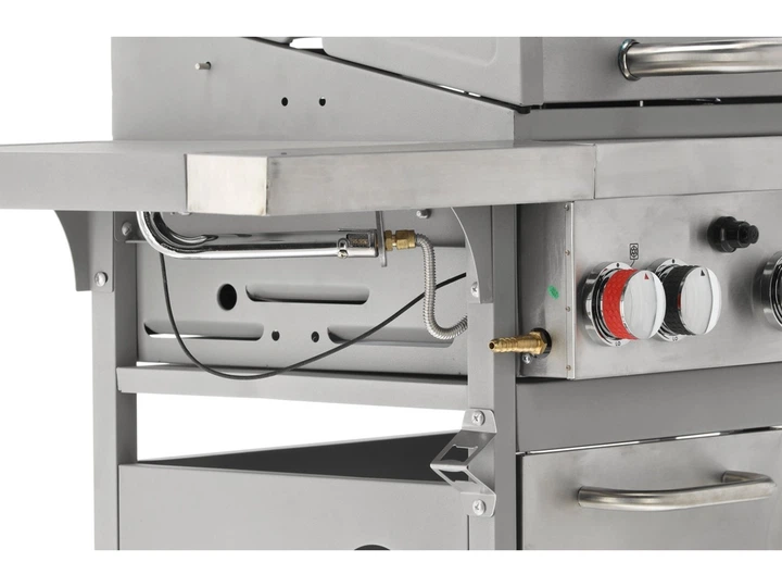 Gazowy grill Lund 99655 AKKA 4 + 1 żeliwny ruszt (5906083092190) - obraz 10