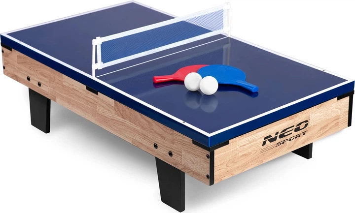 Ігровий стіл Neo Sport 4в1 82x43x32 см дерев'яний NS-800 (5903890605803) - зображення 6